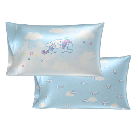 Franco Cinnamoroll silk-like pillowcase set 20x30 for smooth hair and skin