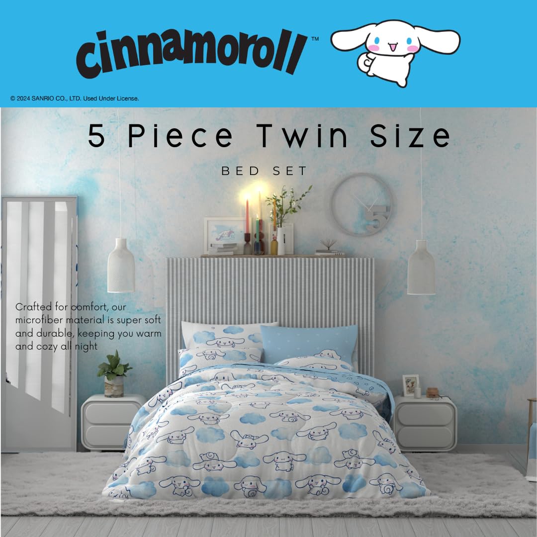 Franco Cinnamoroll microfiber fabric feels soft and durable for nightly use