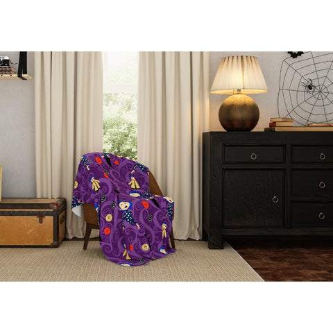 Franco Coraline throw on couch creates a cozy reading corner