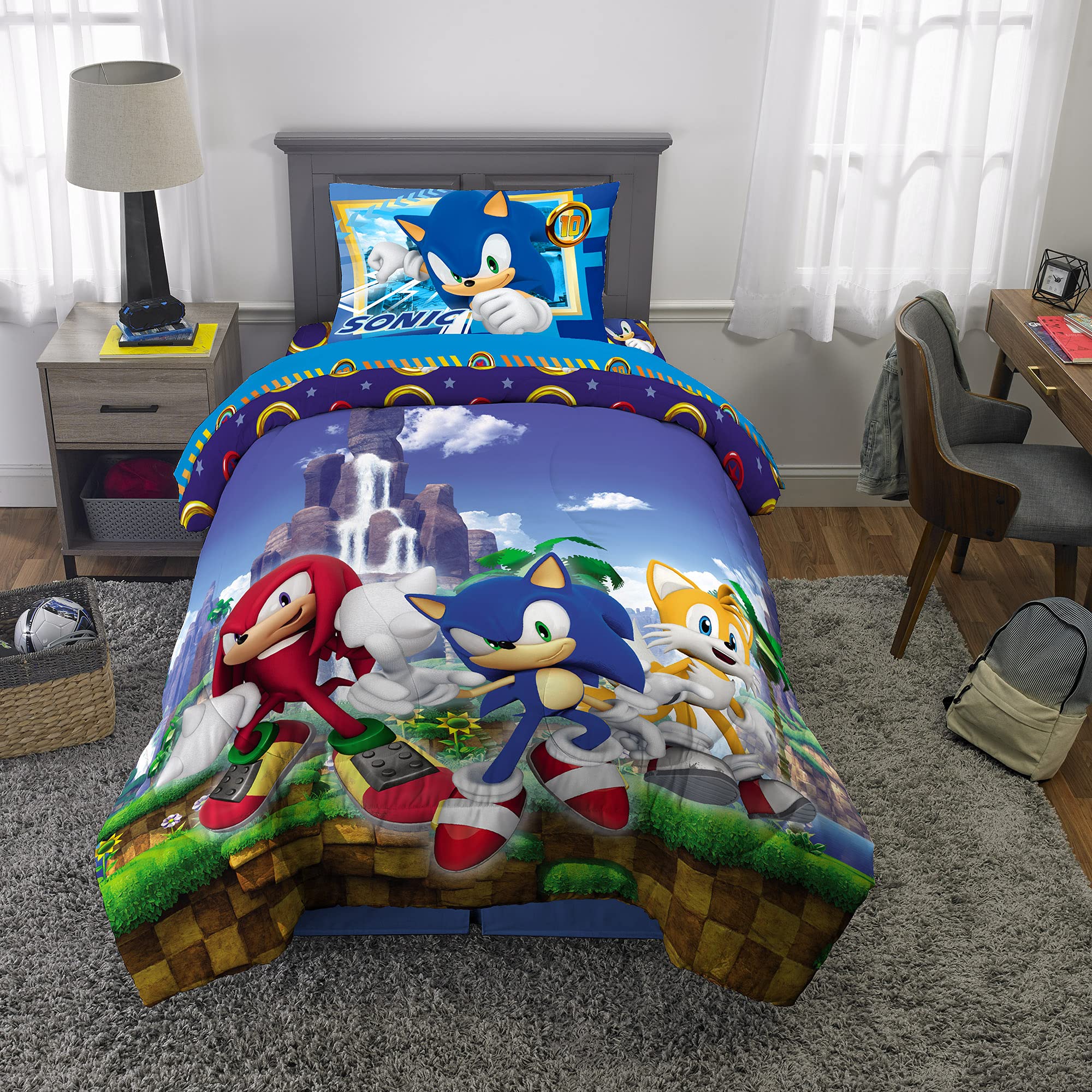 Franco easy-care microfiber bedding twin set, soft and durable for nightly use.