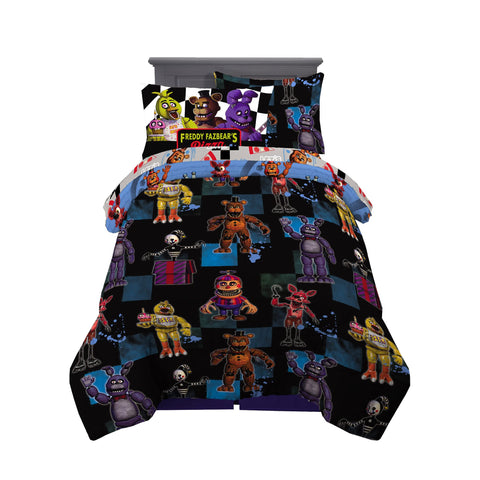 Franco FNAF twin bedding with reversible comforter for versatile bedroom style