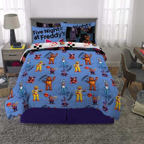 Franco full-size bedding set includes comforter, sheets, and shams