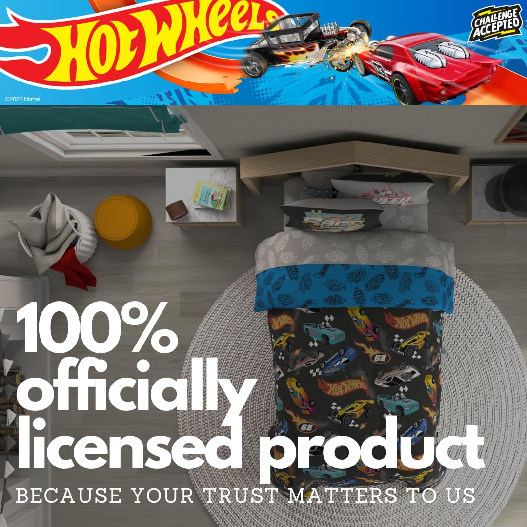 Franco Hot Wheels microfiber fabric close-up showing soft, durable texture.