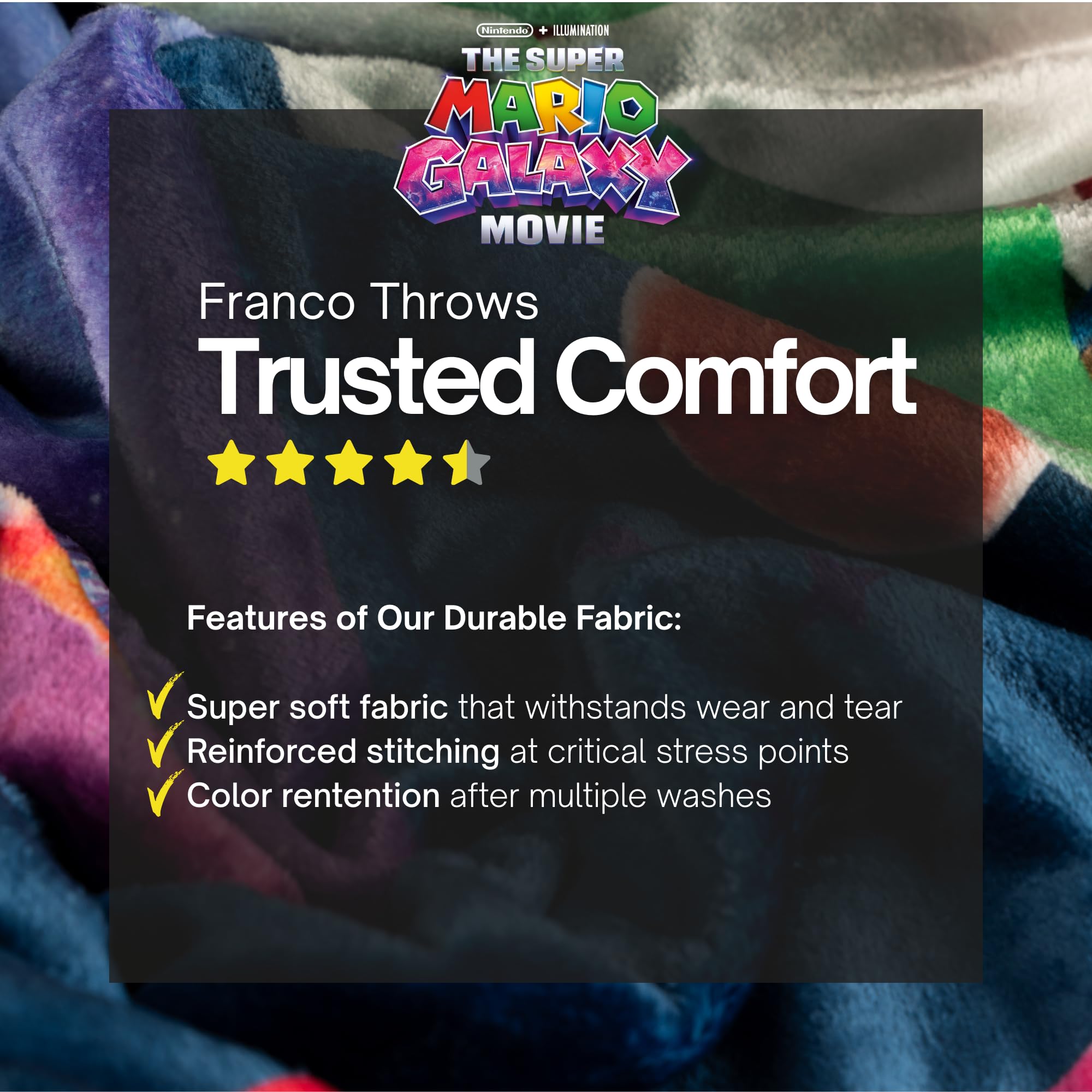 Franco officially licensed badge confirms authentic representation and quality.