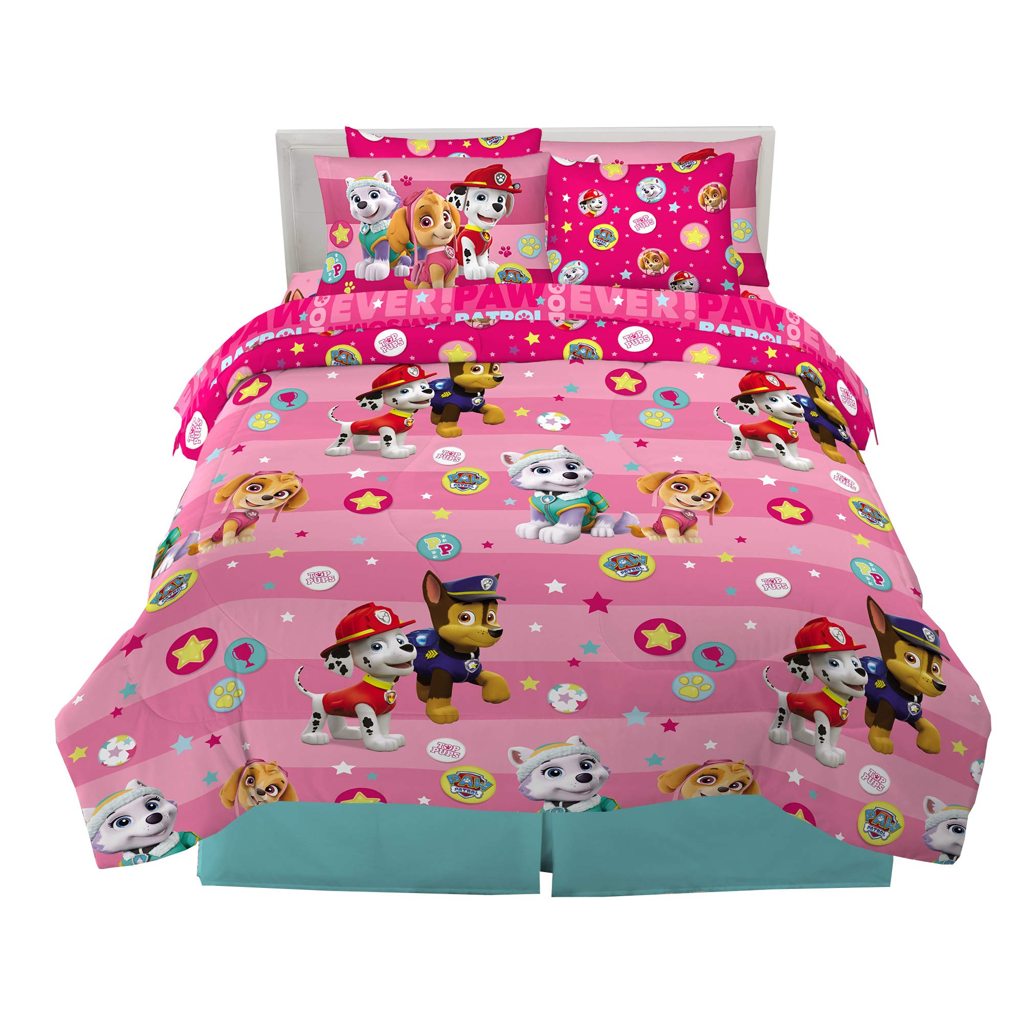 Franco Paw Patrol reversible comforter design for versatile room styling