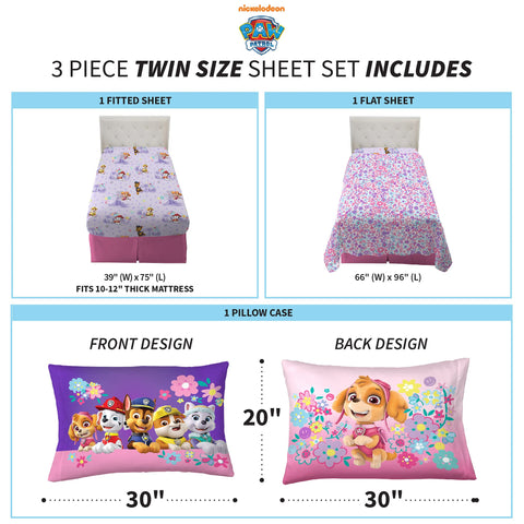 Franco Paw Patrol girls official Nickelodeon tag confirms licensed quality.