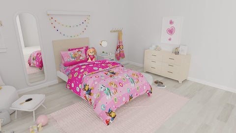 Franco Paw Patrol pillow sham with bold prints for coordinated room decor