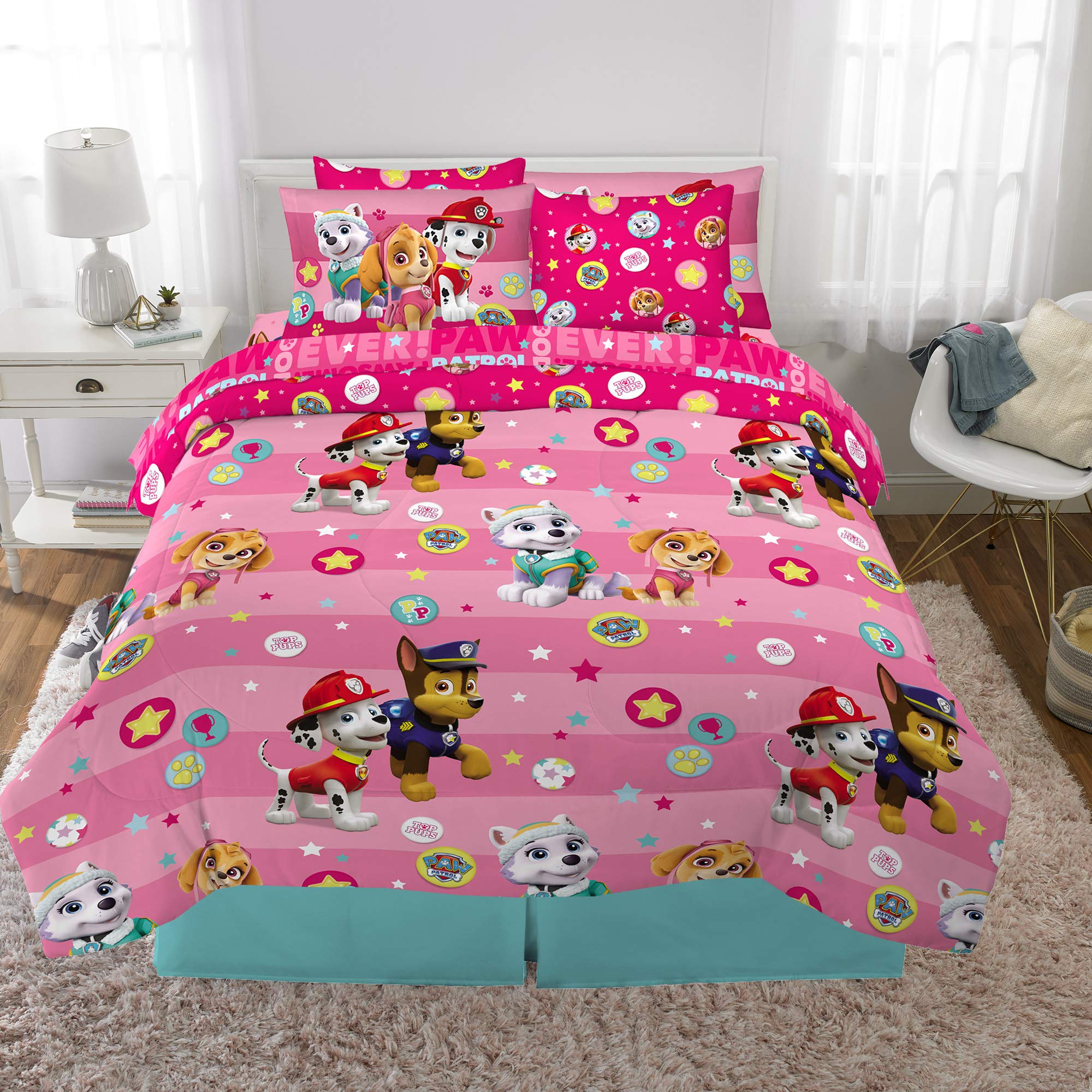Franco Paw Patrol pillow shams design with coordinated look