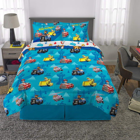 Franco Paw Patrol pillow shams complete the look and help keep pillow shapes for neat beds