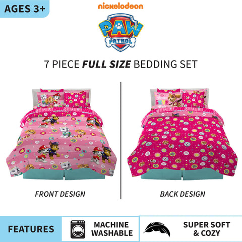 Franco Paw Patrol sheets and pillowcases set adds color and easy care bedtime setup