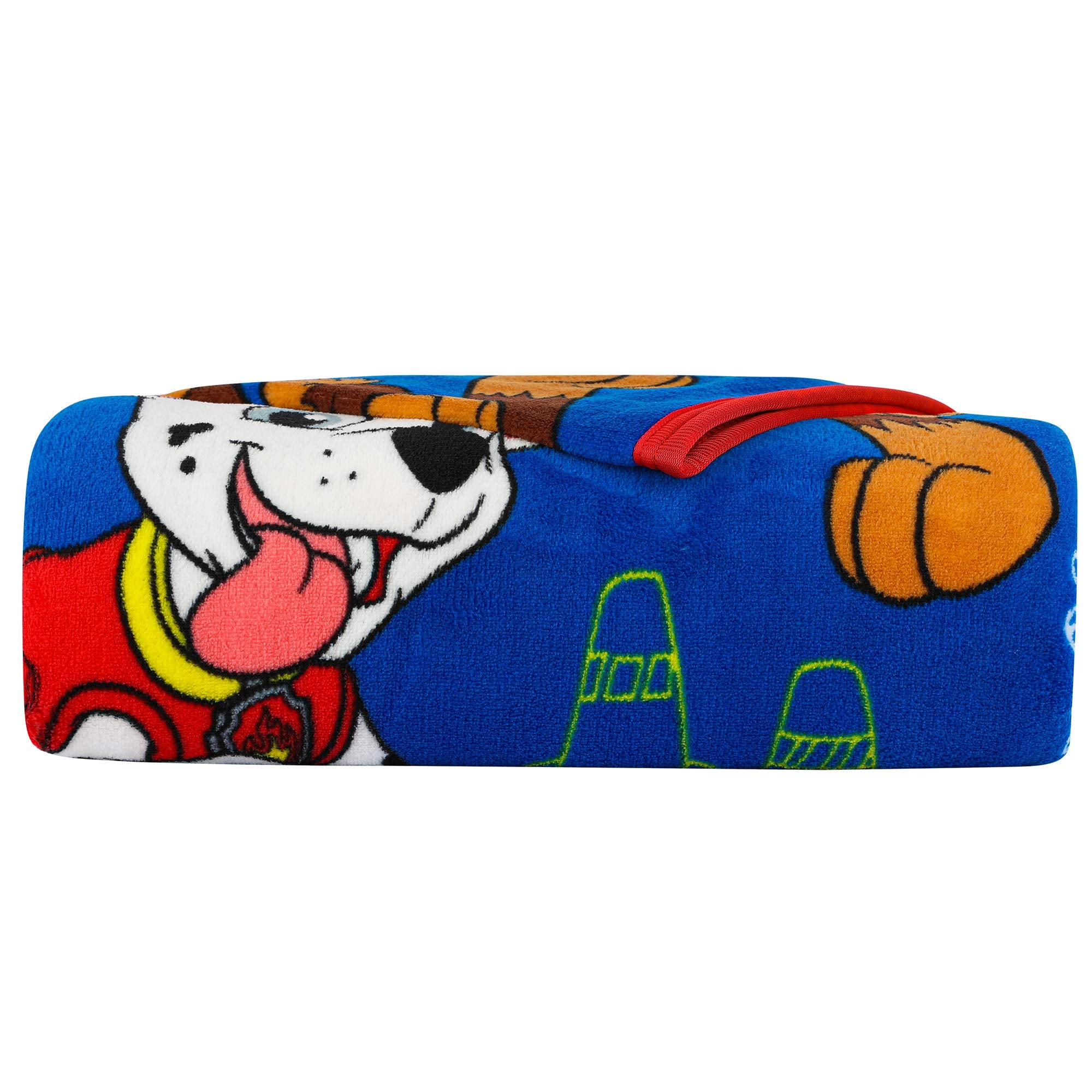 Franco Paw Patrol travel-friendly blanket lightweight and easy to pack.
