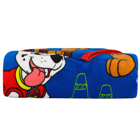 Franco Paw Patrol travel-friendly blanket lightweight and easy to pack.