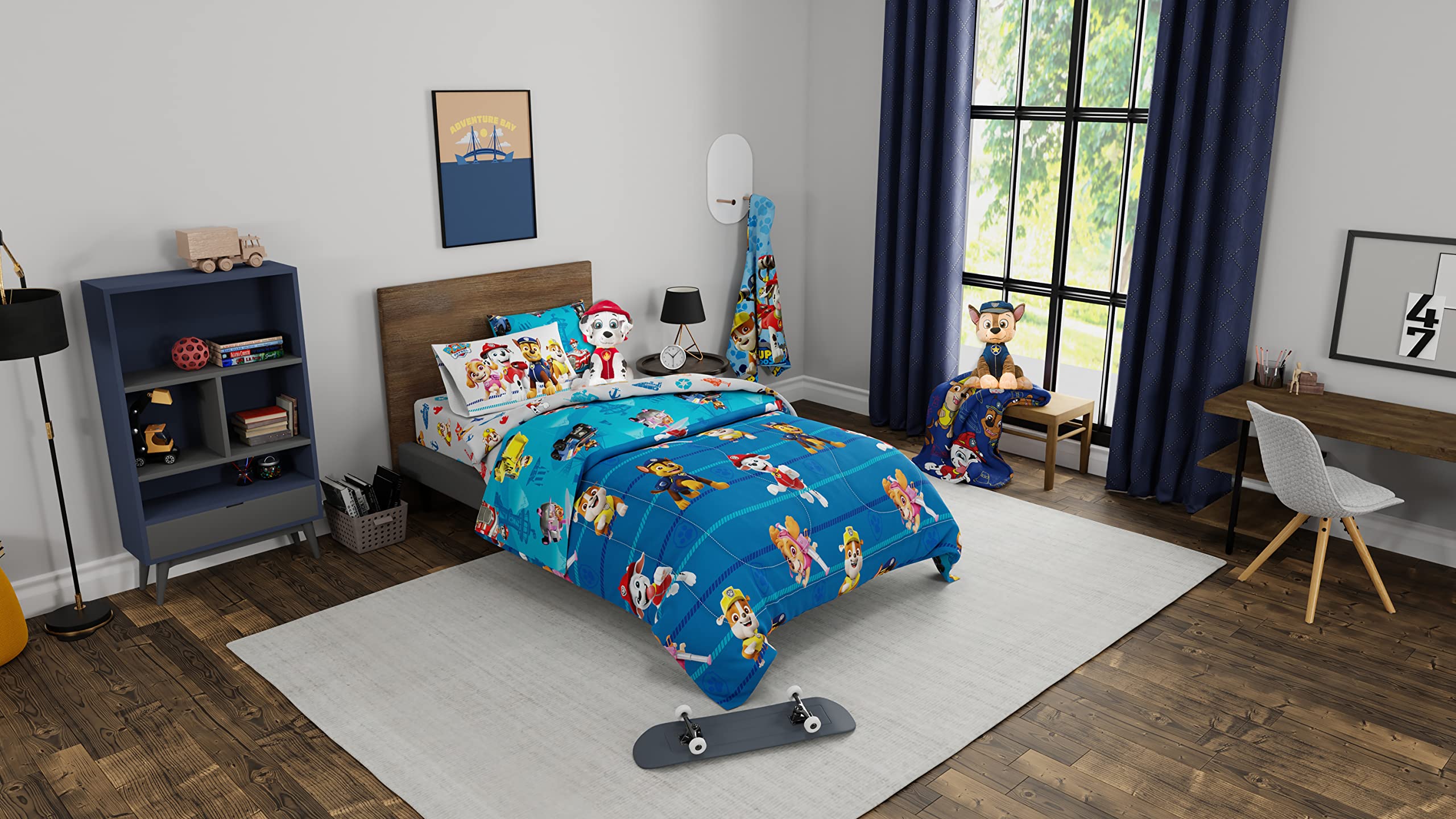 Franco Paw Patrol twin pillow sham to complete the coordinated look
