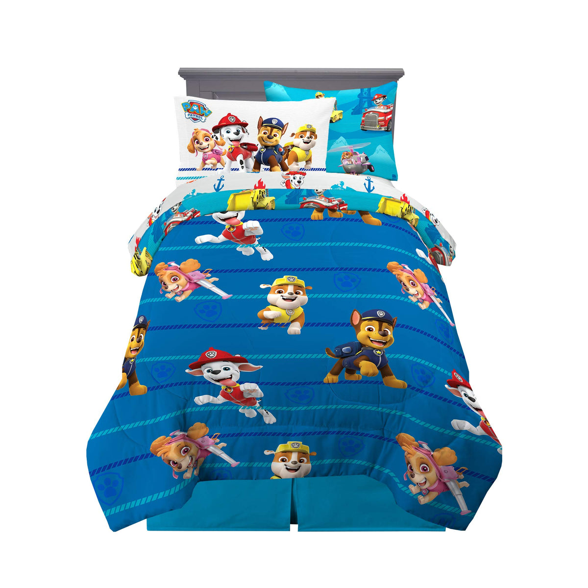 Franco Paw Patrol twin reversible comforter with Rescue Away design for active kids