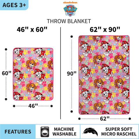 Franco soft micro-raschel fabric throw offers plush warmth and snuggle factor.