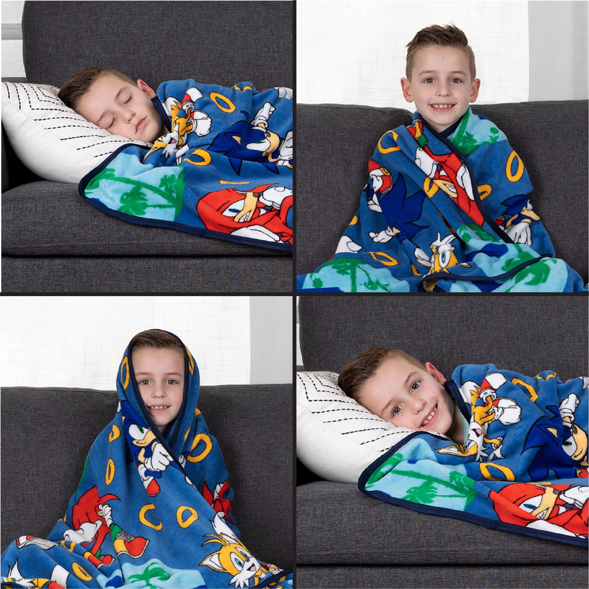Sonic The Hedgehog design with Tails and Knuckles invites imaginative play.