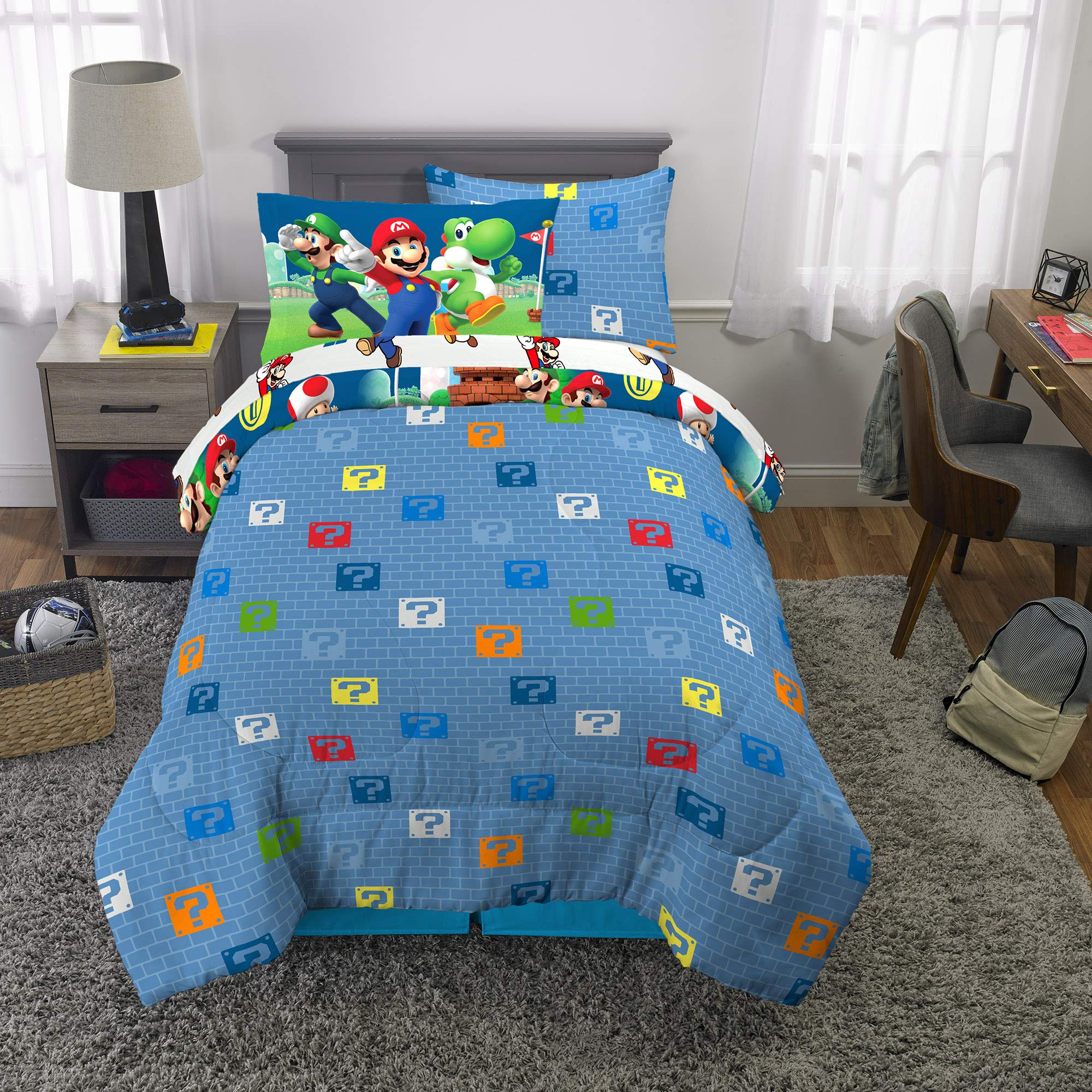 Franco pillow sham completes the set with crisp detailing and durable stitching.