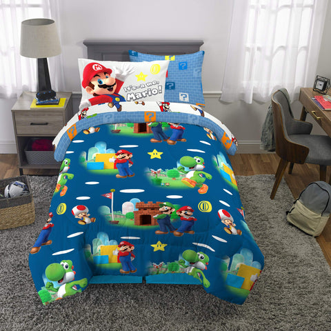 Franco pillowcase adds iconic characters to bedtime and helps keep pillow clean.