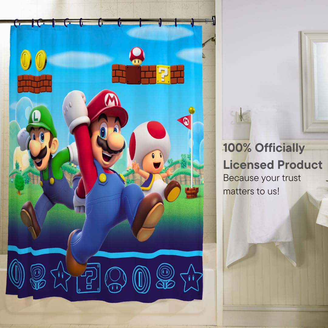 Franco official licensing badge confirms the 100% licensed Super Mario product.