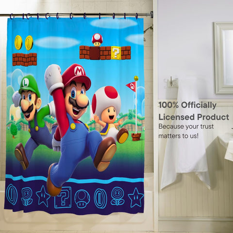 Franco official licensing badge confirms the 100% licensed Super Mario product.