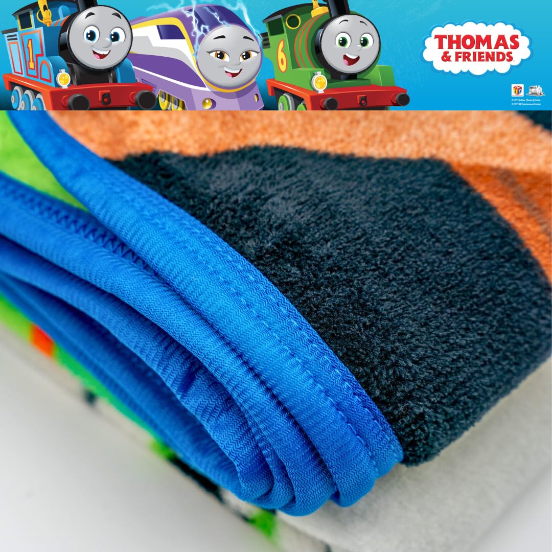 Franco Thomas and Friends throw is travel-friendly for sleepovers.