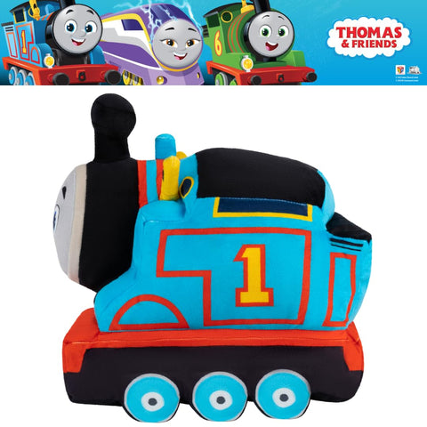 Franco Thomas engine train plush has a velvety texture for comforting hugs.