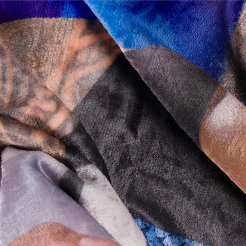 Machine washable Franco throw with easy care and color retention