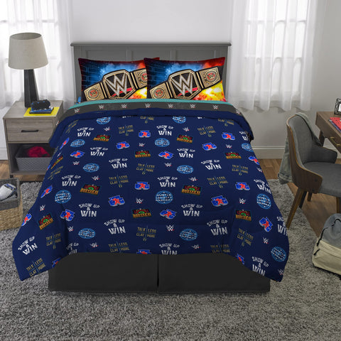 Franco WWE fitted sheet with deep pockets keeps sheets secure on kids' bed
