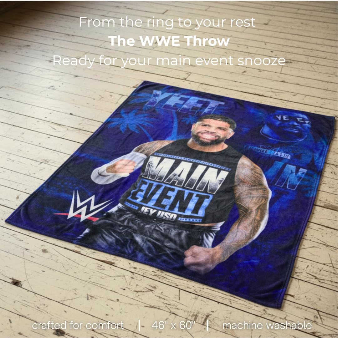 Franco WWE Jey Uso throw with soft plush fabric for cozy comfort