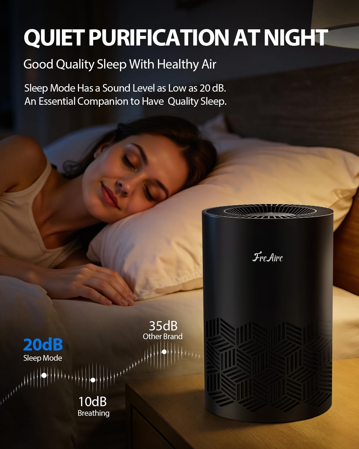 FreAire aroma pad in-use disperses gentle fragrance