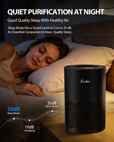FreAire aroma pad in-use disperses gentle fragrance