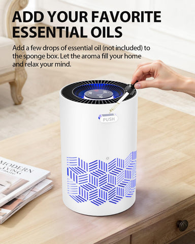 FreAire aroma pad enabling subtle essential oil fragrance