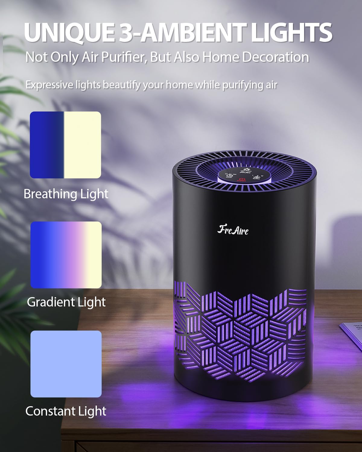 FreAire dual intake design improves air refresh rate