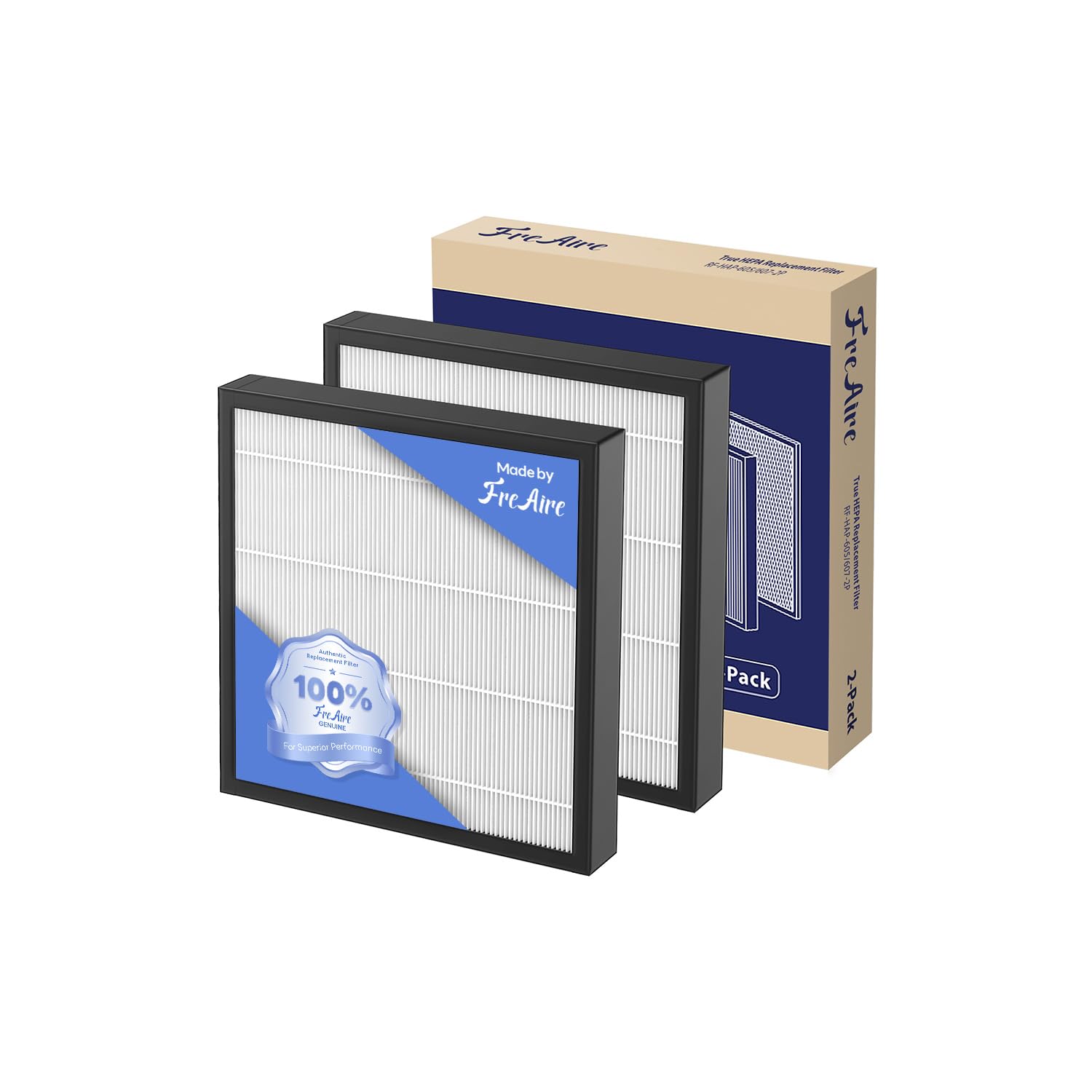 FreAire HAP605 original replacement filter two-pack for improved home air quality.