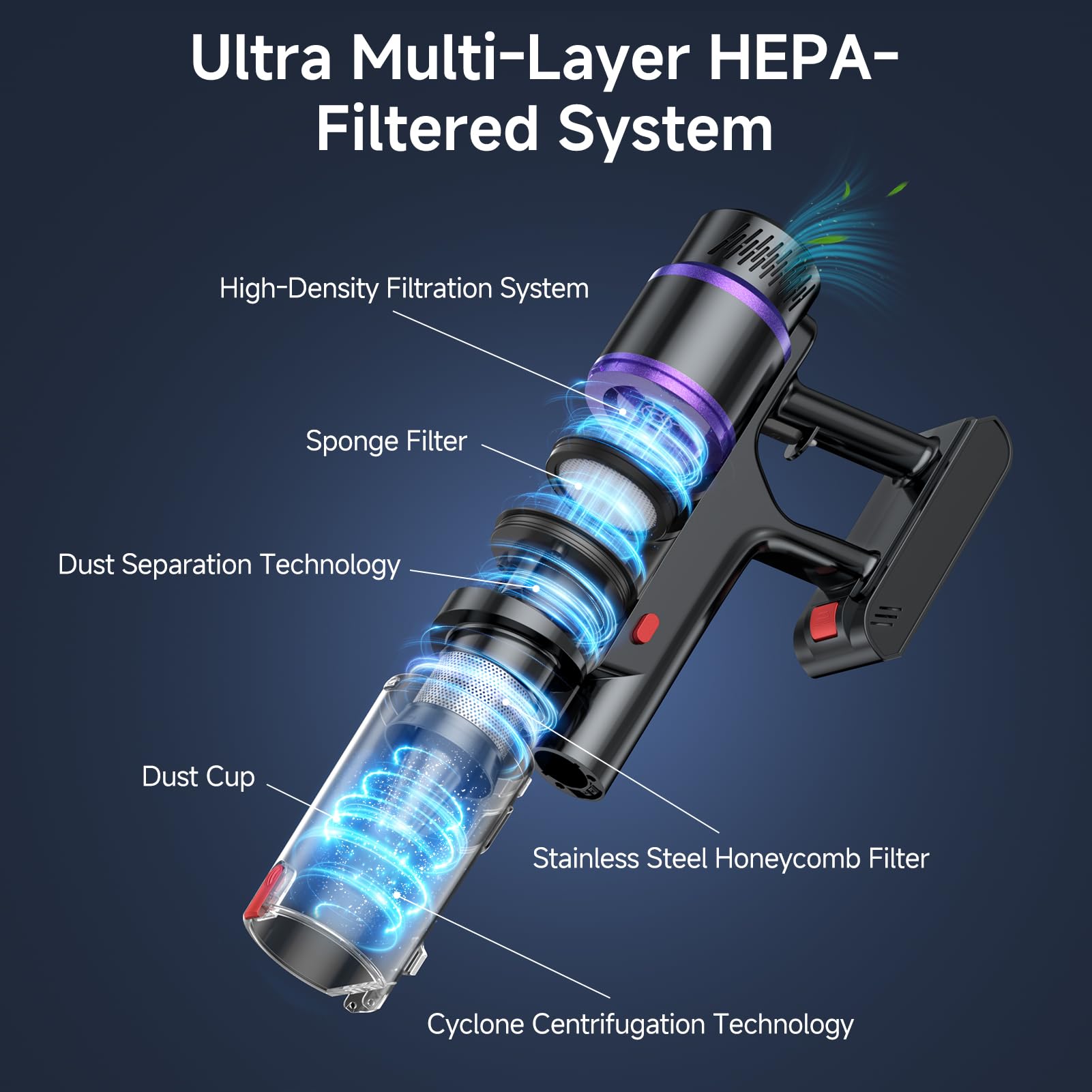Frecaer detachable battery enables convenient charging during downtime