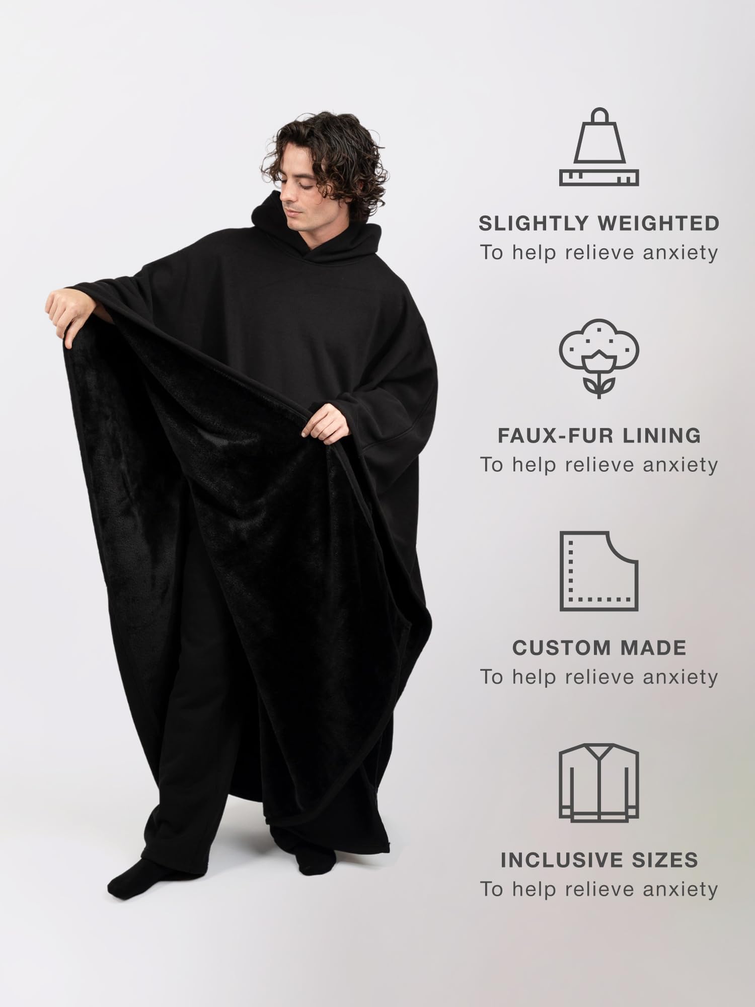 FREE THE SHEEP Eden Hoodie oversized fit enables easy layering.