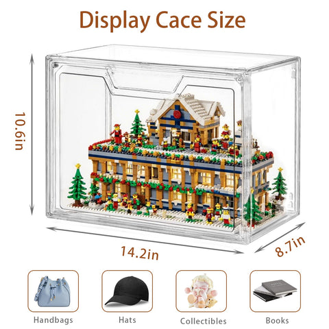 Freebat stackable acrylic display case designed for handbags and closet organization.