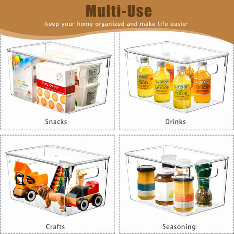 Freebat storage bins organized on a shelf for office or bedroom use.