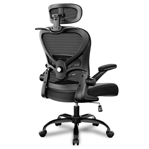 Freepub ergonomic chair with 3D headrest supports posture during long work sessions