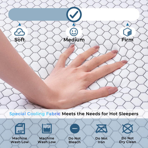 Freesof cooling cover is removable and machine washable for easy care.