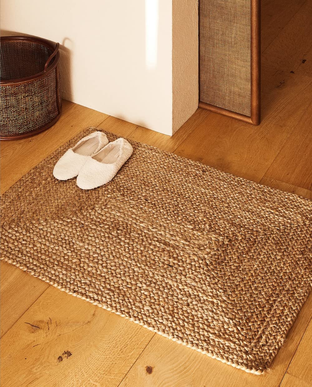 FRELISH DECOR farmhouse style rug in beige