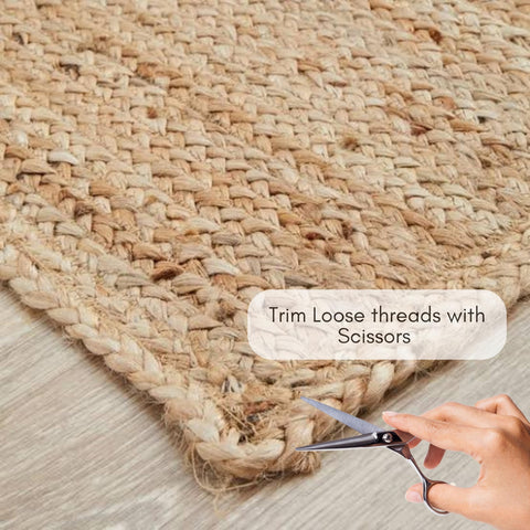 Eco friendly natural fibers rug by FRELISH DECOR with rustic charm