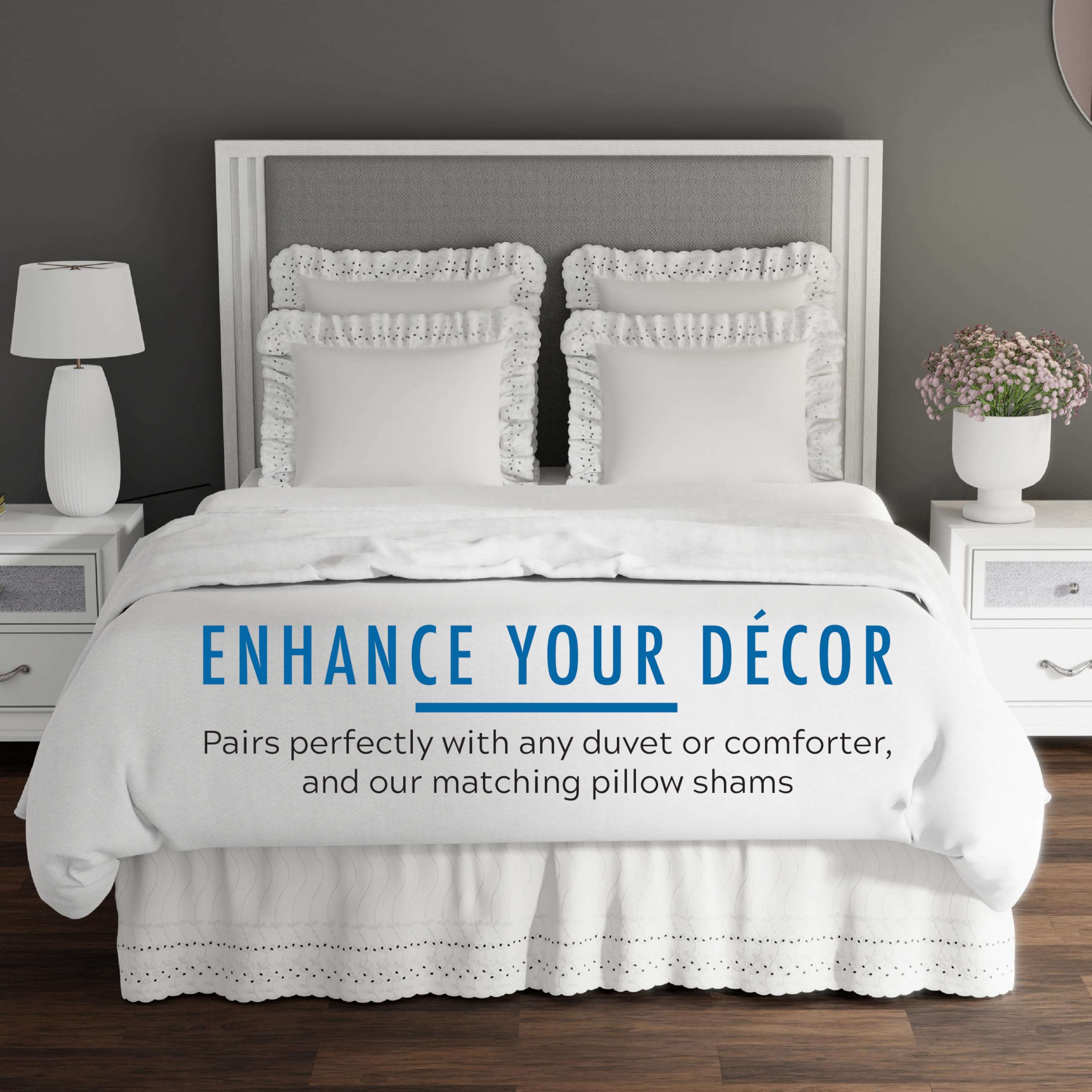 Fresh Ideas OEKO-TEX certified bed skirt for safety