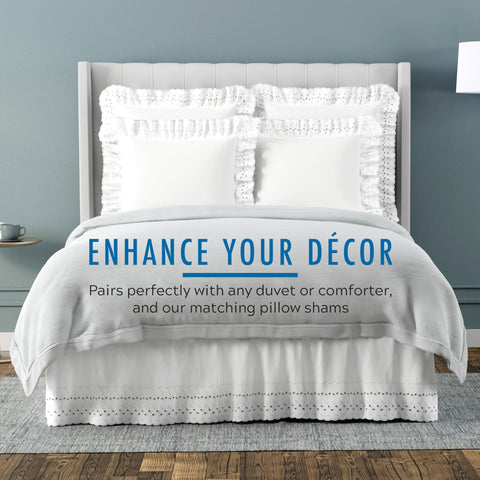 Fresh Ideas polyester microfiber fabric is durable and easy to care for.