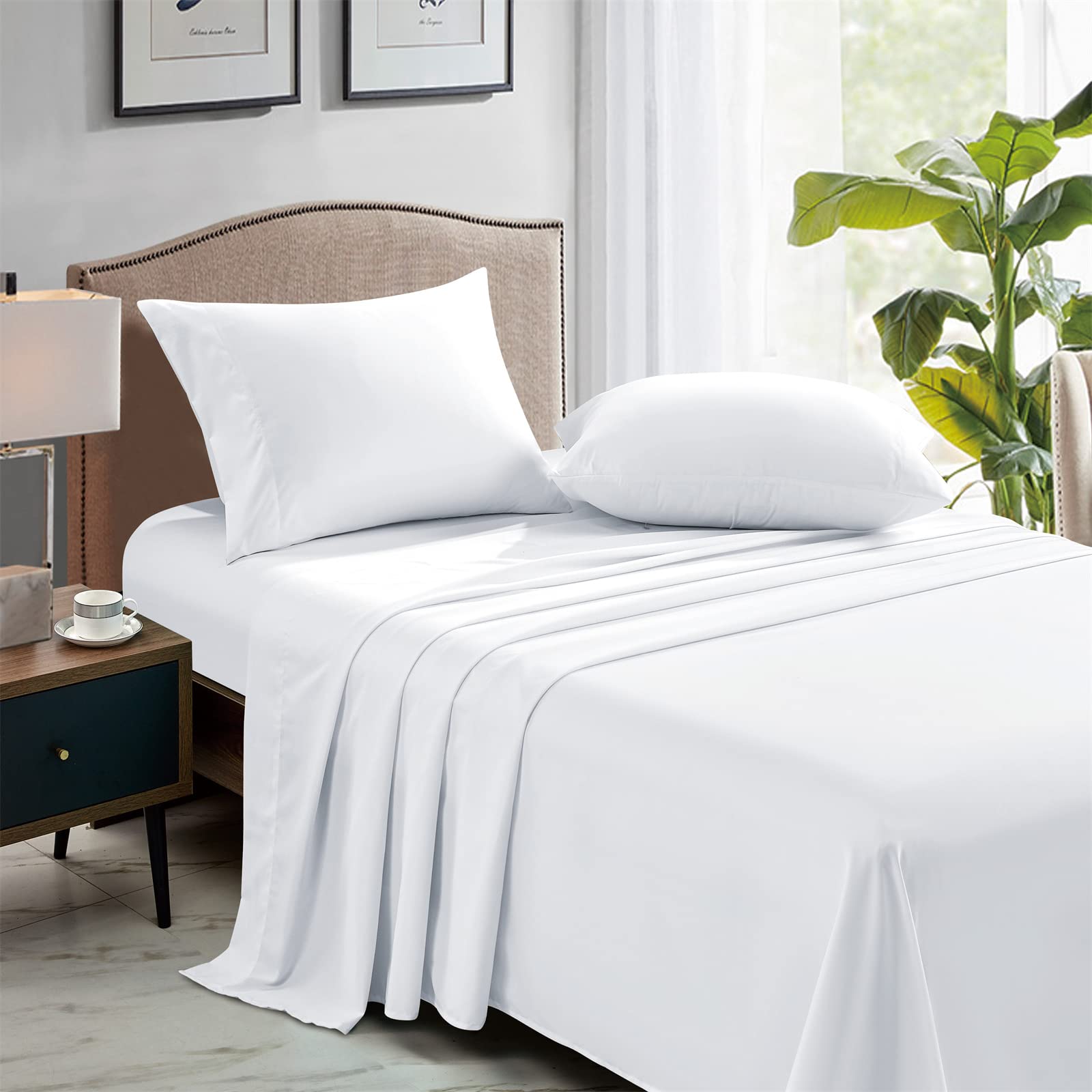 FreshCulture bulk pack of six twin sheets ideal for hotels or salons.