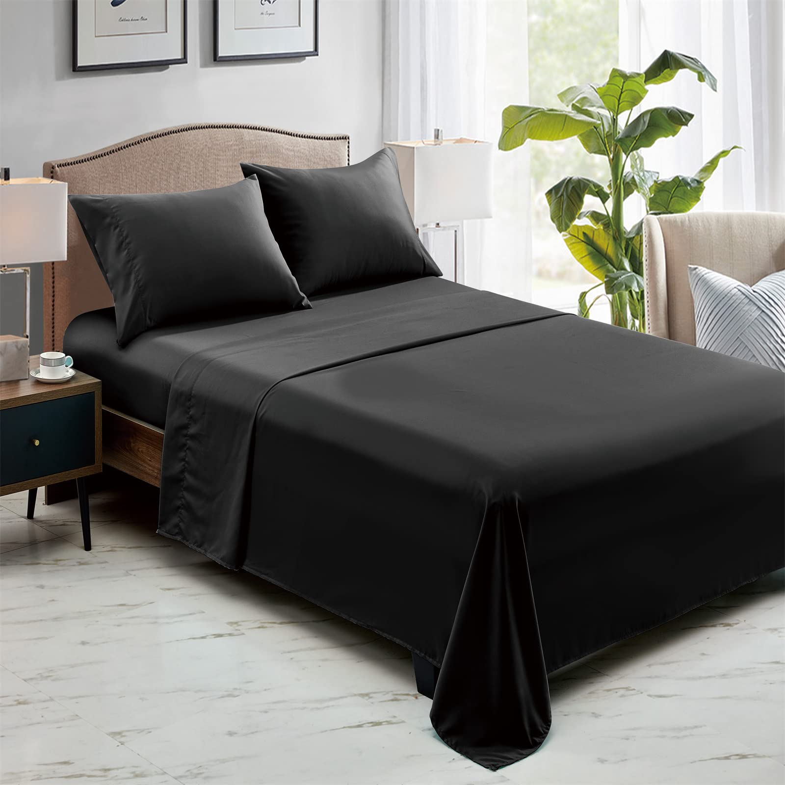 FreshCulture bulk pack of 6 flat sheets for hospitality spaces.