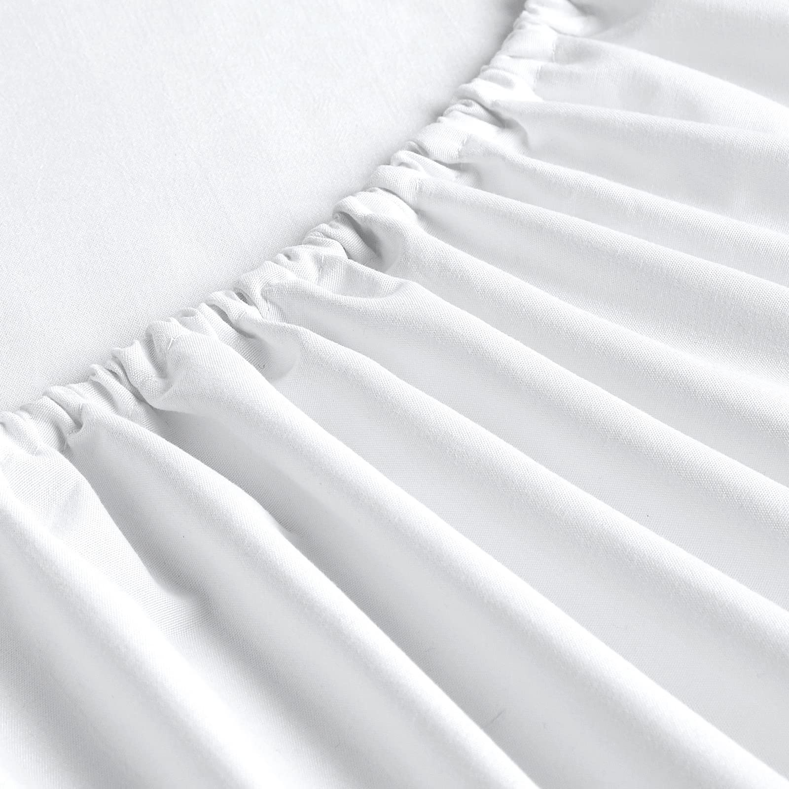 FreshCulture queen fitted sheets with deep-pocket 16-inch fit for tall mattresses