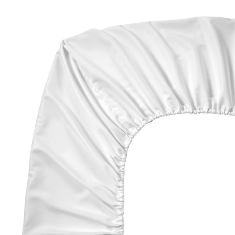 FreshCulture sheets with all-around elastic edge keep mattress secure overnight.