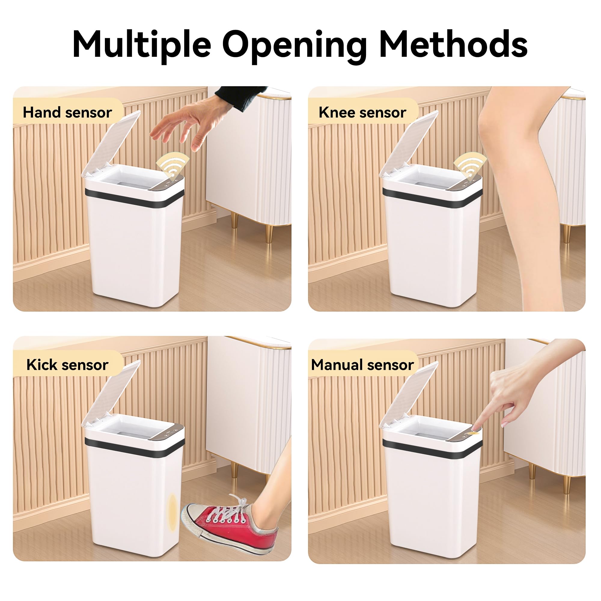 FRESHLIX tight-seal lid helps contain odors