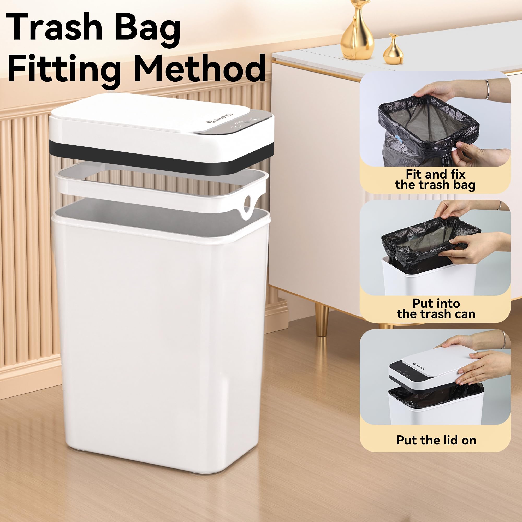 FRESHLIX removable inner bucket for easy cleaning